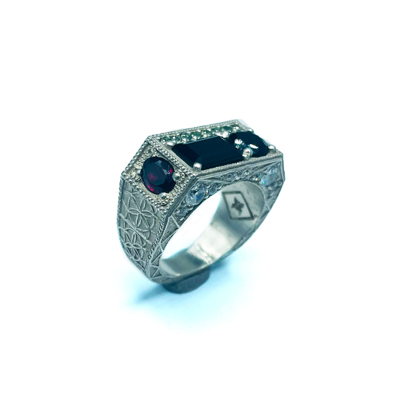 Sacred #2 - Tourmaline Ruby Ring