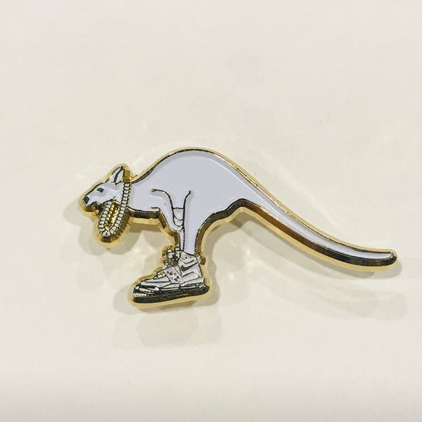 Kangaroo has Style - Enamel Pin - Festival Rave Bae - Nike