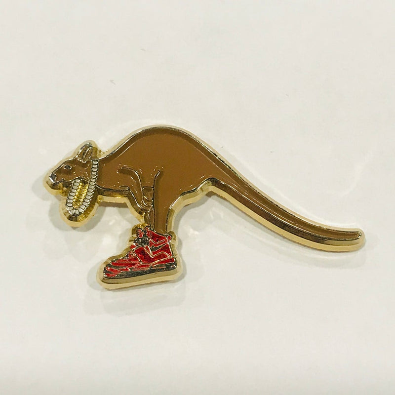 Kangaroo has Style - Enamel Pin - Festival Rave Bae - Nike