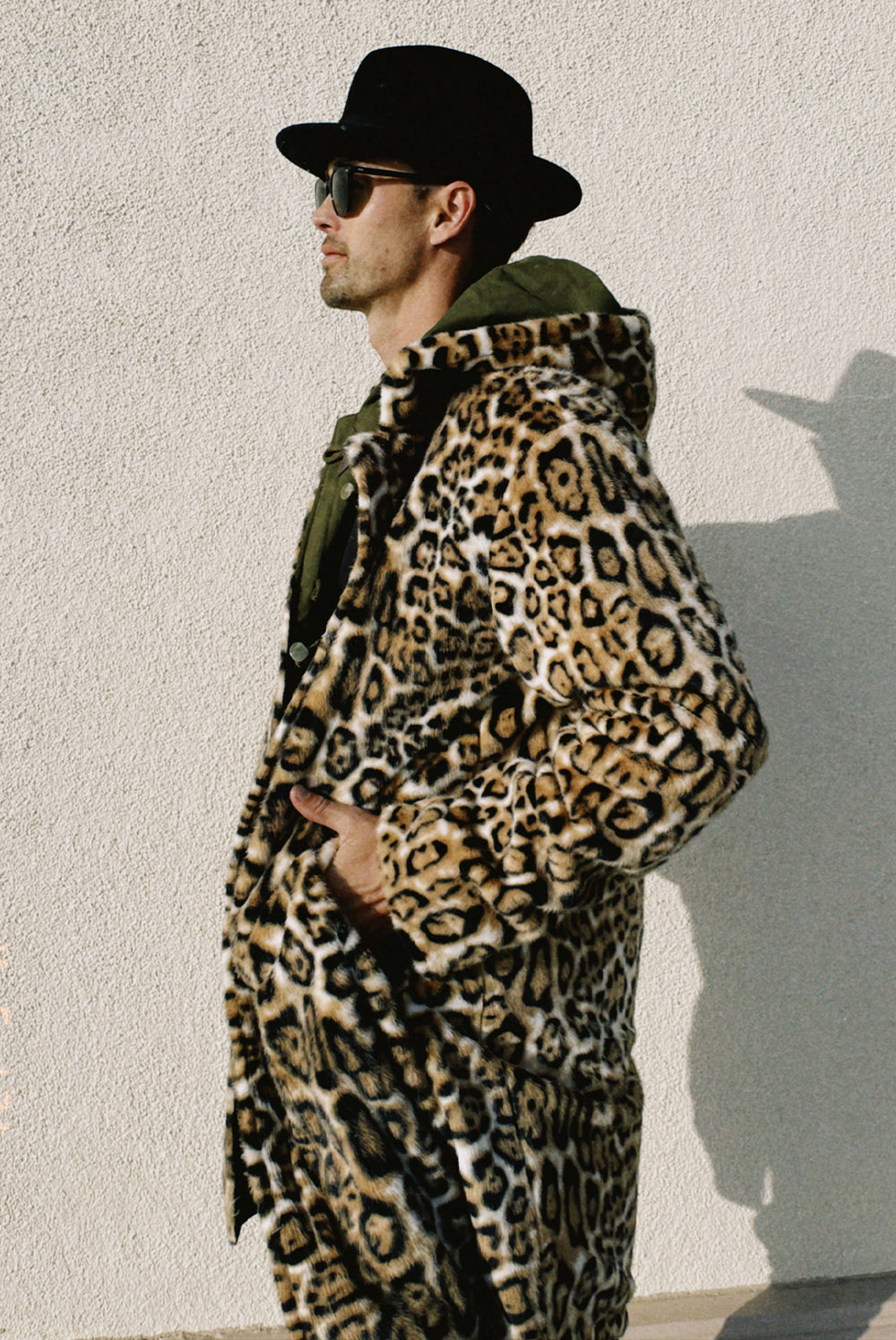 Reversible Fur Coat - Olive – XLUSIV