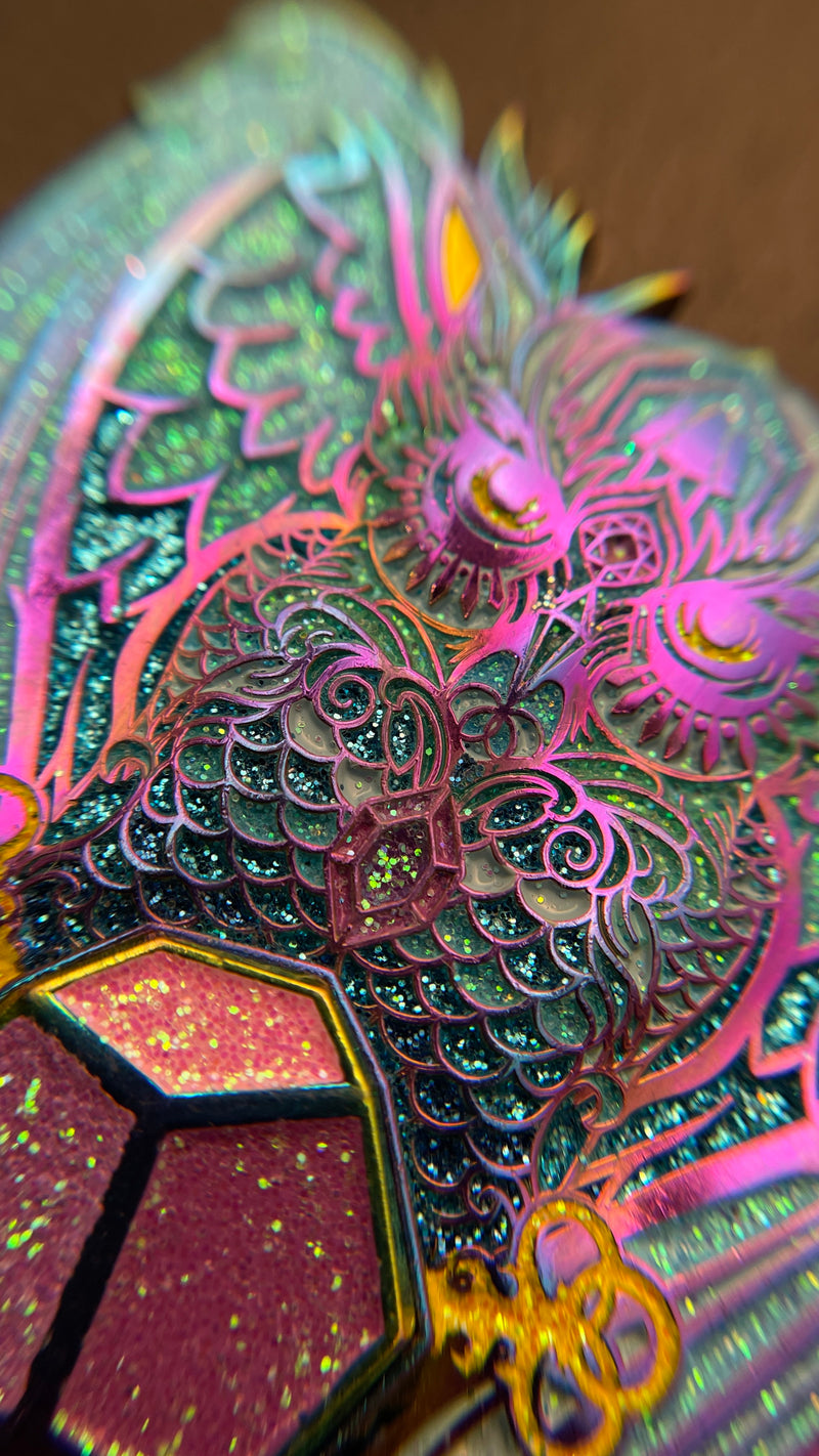 Limited Holo BP Owl Pin