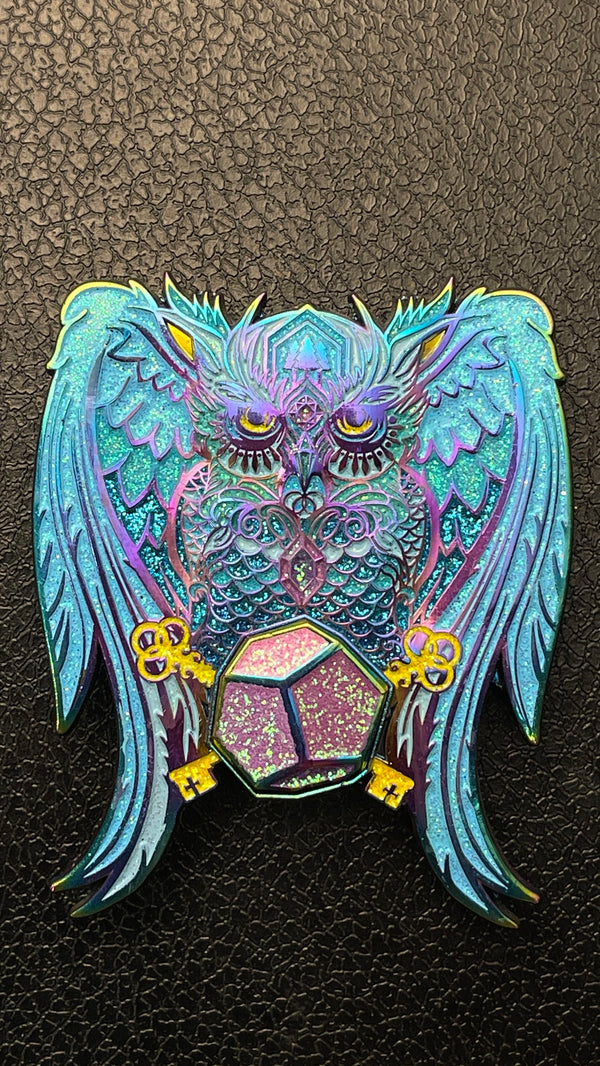 Limited Holo BP Owl Pin