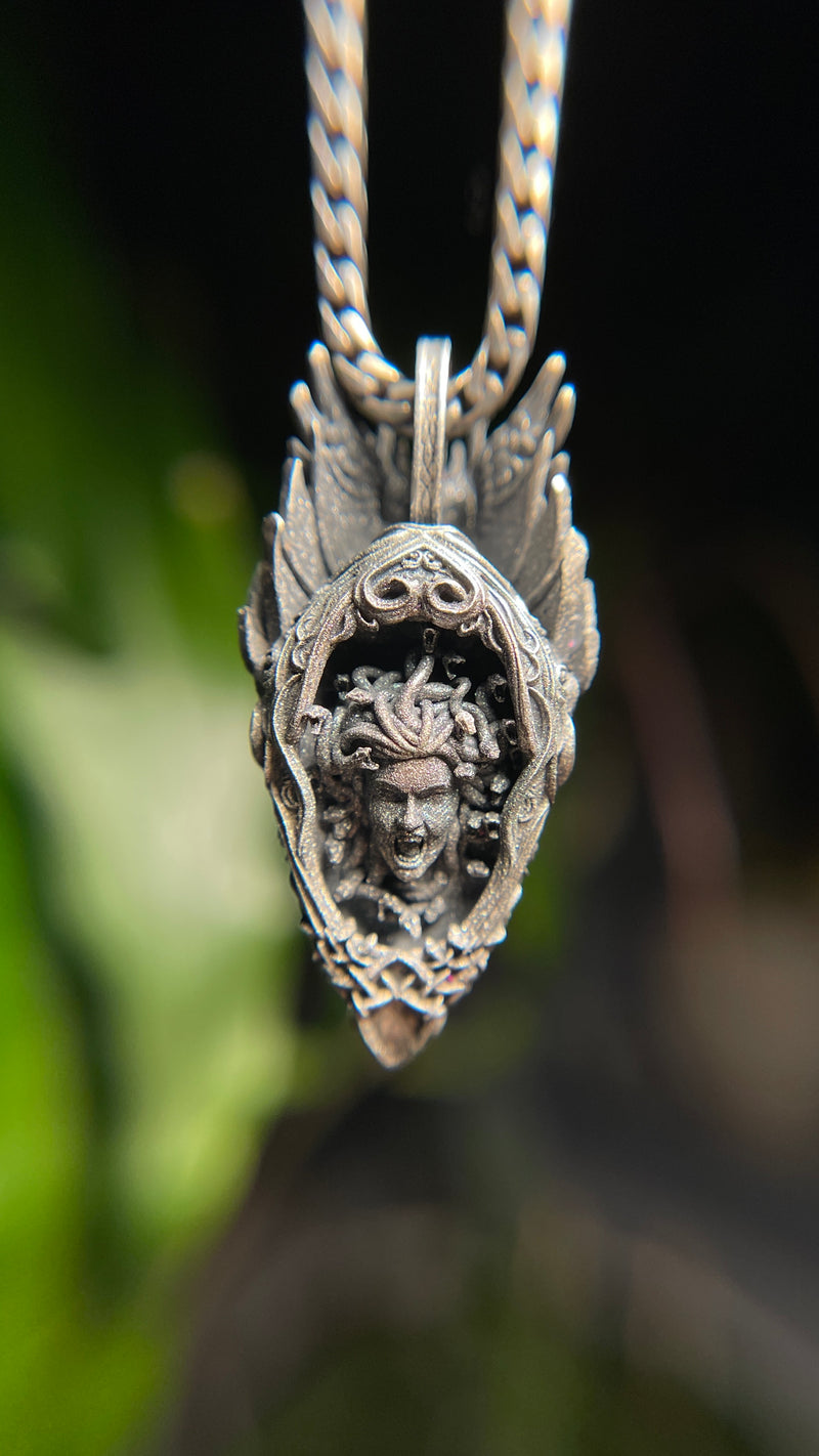 Athena Medusa Pendant