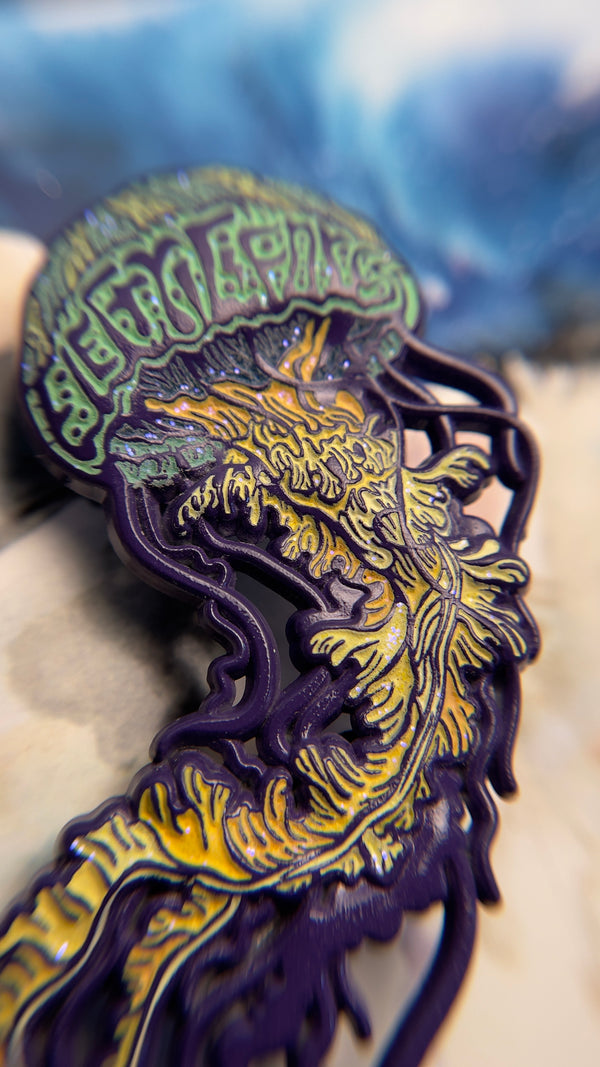 YG Jellyfish Pin