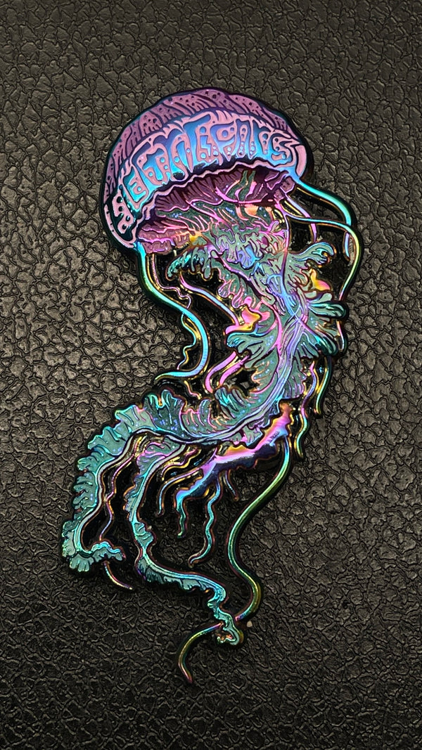 Holo PP Jellyfish Pin